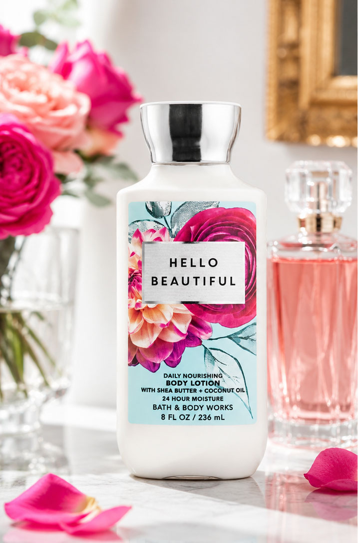 لوسیون بدن بس اند بادی ورکز Hello Beautiful